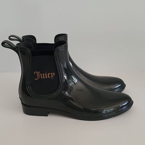 Juicy Couture Rori Women’s Rain Boot Booties Shoes Size 10 - Picture 1 of 9